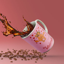 The Sbuirrelsのエドとメアリー・バレンタイン コーヒーマグカップ