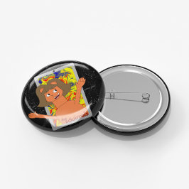 The Sbuirrels #8: "ばか頭が切れる電話広告"表紙， 2020 缶バッジ