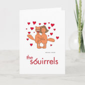 The Sbuirrels Ed and Mary Valentine シーズンカード (正面)