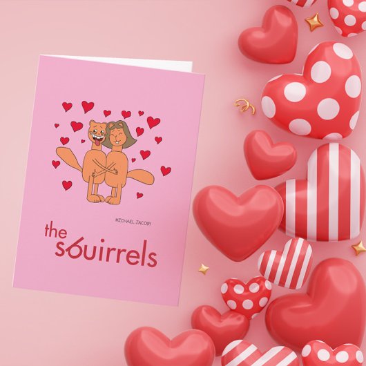 The Sbuirrels Ed and Mary Valentine シーズンカード