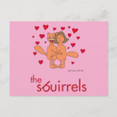 The Sbuirrels Ed and Mary Valentine シーズンポストカード (正面)