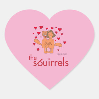 The Sbuirrels Ed and Mary Valentine ハートシール