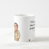 "The scale doesn’t lie, people do" コーヒーマグカップ (中央)