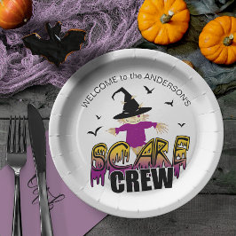 The Scare Crew Welcome Purple ID1002 ペーパープレート