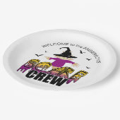 The Scare Crew Welcome Purple ID1002 ペーパープレート (アングル)