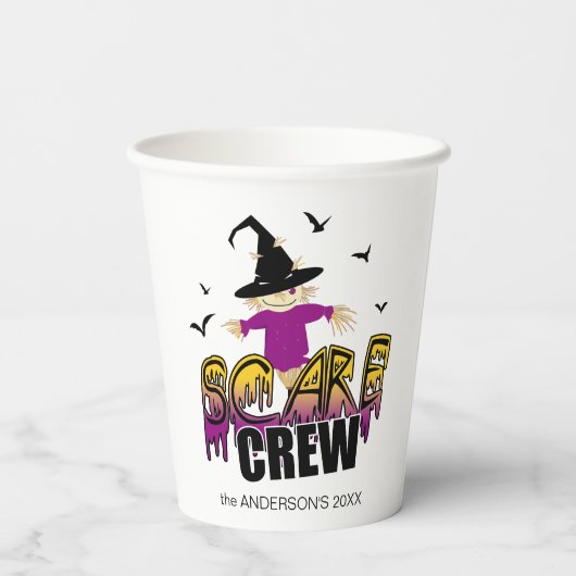 The Scare Crew Welcome Purple ID1002 紙コップ (裏面)