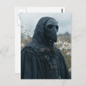 The Scary Plague Doctor in the Meadow ポストカード (正面/裏面)