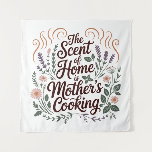 The Scent Of Home Is Mother's Cooking タペストリー (正面)