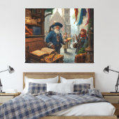 The Scholar’s Market キャンバスプリント (インサイチュ (寝室))