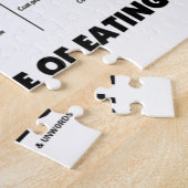 The Science Of Eating (Endocytosis Biology Humor) ジグソーパズル (側面)