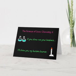 The Science of Love Card (Chemistry 2)(男性から) シーズンカード