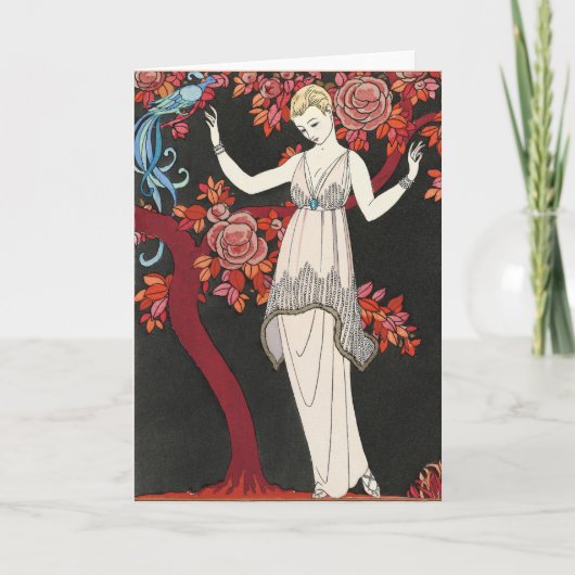 The Science Tree Evening Dress - George Barbier カード (正面)