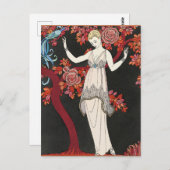 The Science Tree Evening Dress - George Barbier ポストカード (正面/裏面)