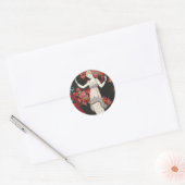 The Science Tree Evening Dress - George Barbier ラウンドシール (封筒)