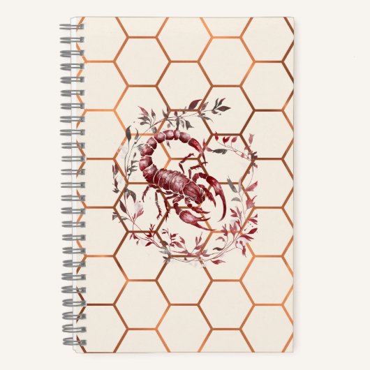 ♏ The Scorpio Muse: "Sting" ノートブック (正面)