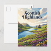 The Scottish Highlands Scotland ポストカード (正面/裏面)