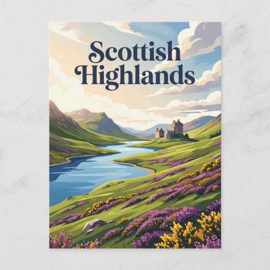 The Scottish Highlands Scotland ポストカード (正面)