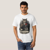 The Scratchfather | マフィアキャットパロディTシャツ | SAK Tシャツ (正面フル)