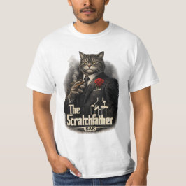 The Scratchfather | Mafia Cat Parody T-Shirt | SAK Tシャツ