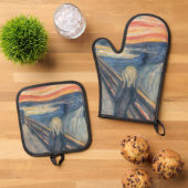 The Scream 鍋つかみ&鍋敷きセット (トップダウン)