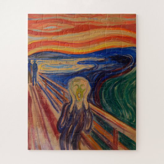 The Scream, 1910 by Edvard Munch ジグソーパズル (縦)