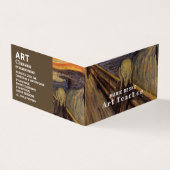 The Scream By Edvard Munch，アート先生，詳細 名刺 (外部)