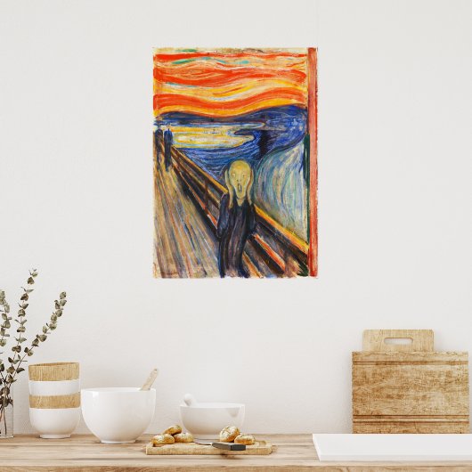 The Scream by Edvard Munch ポスター (キッチン)