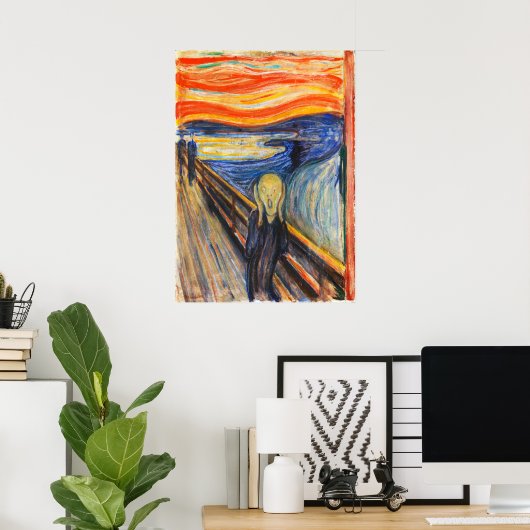 The Scream by Edvard Munch ポスター (ホームオフィス)
