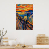 The Scream by Edvard Munch ポスター (キッチン)