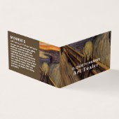 The Scream By Edvard Munch, Art Dealer, Detailed 名刺 (外部)