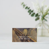 The Scream By Edvard Munch, Art Supplies Store 名刺 (スタンド正面)