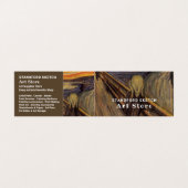 The Scream By Edvard Munch, Art Supplies Store 名刺 (外部フラット)