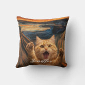 The Scream Cat Parody Art                          クッション (裏面)