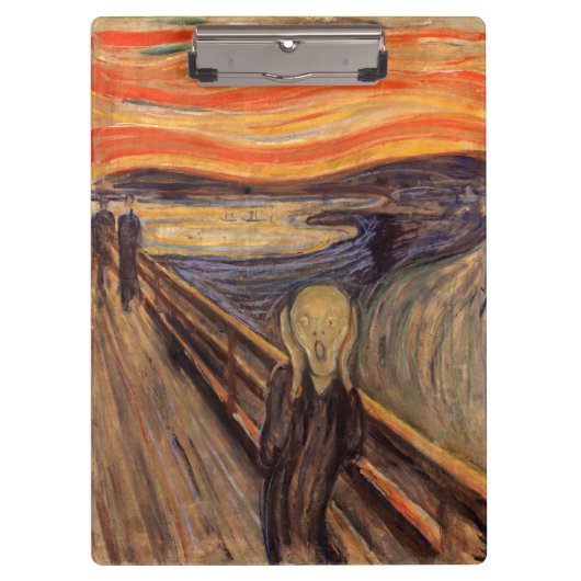 The Scream - Edvard Munch クリップボード (正面)