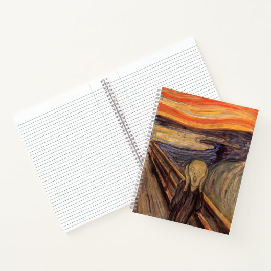 The Scream - Edvard Munch ノートブック (内部)