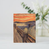 The Scream - Edvard Munch ポストカード (スタンド正面)