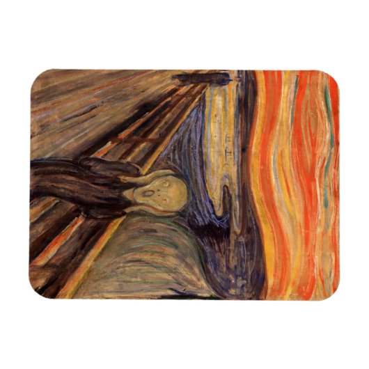 The Scream - Edvard Munch マグネット (横)