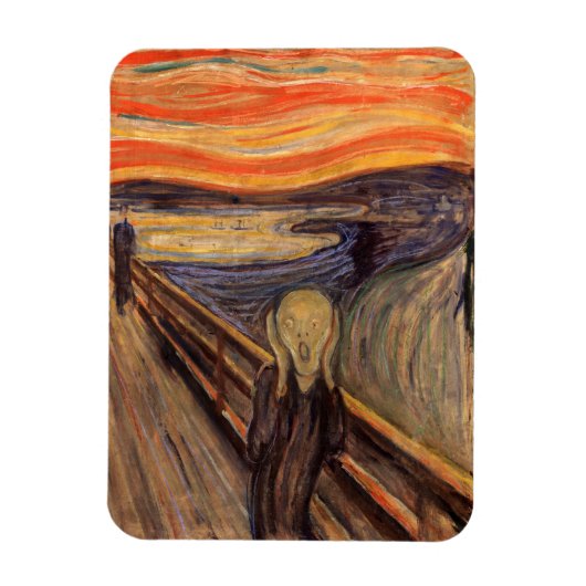 The Scream - Edvard Munch マグネット (縦)
