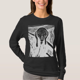 The Scream – Edvard Munch Art (Inverted) T-Shirt Tシャツ
