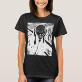 The Scream – Edvard Munch Art (Inverted) T-Shirt Tシャツ (正面)