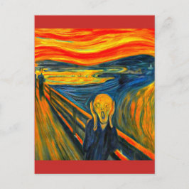 The Scream - Edvard Munch - Art Post Card ポストカード