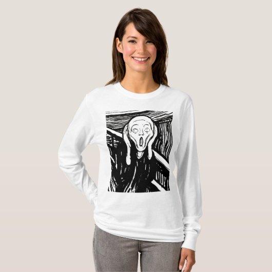 The Scream – Edvard Munch Art Tシャツ (正面フル)