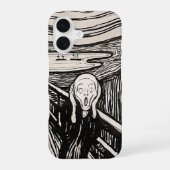 The Scream – Edvard Munch – Custom Text  iPhone 16ケース (裏面)