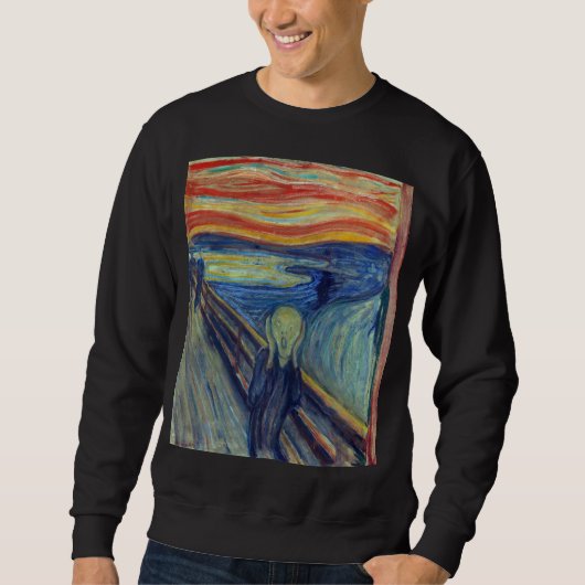 The Scream (of Nature) Edvard Munch  スウェットシャツ (正面)