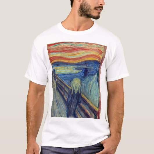 The Scream (of Nature) Edvard Munch Tシャツ (正面)