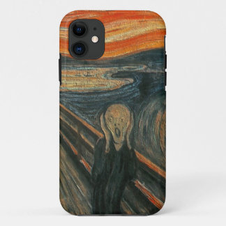 The Scream (Textured) by Edvard Munch iPhone 11 ケース