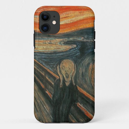 The Scream (Textured) by Edvard Munch Case-Mate iPhoneケース (裏面)