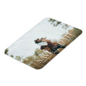 The Script H モダン 2 Photo Save the Date マグネット (左側)