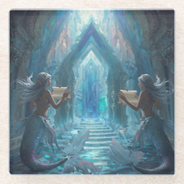 The Scroll Keepers of the Deep” ガラスコースター