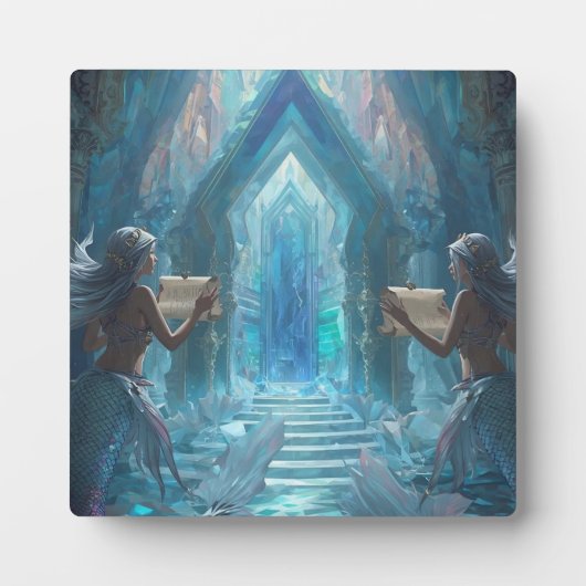 The Scroll Keepers of the Deep” フォトプラーク (正面)